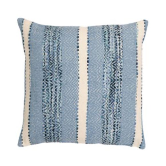 Canaan Modern Texture Striped Baltic Pillow 20" X 20" NWT Accent Decor Couch - Picture 2 of 3